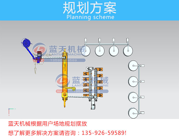 全自動木炭機生產線規劃方案